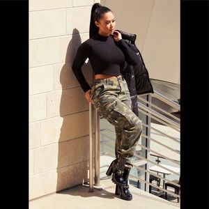 Fashion Nova- Camo Oversized Pants